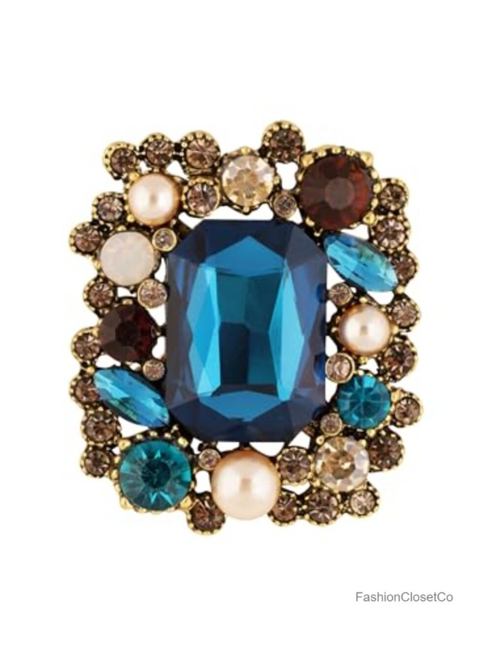 Vintage Golden Eye Brooch Pin Retro Statement Lapel Pin for Blazer Dress